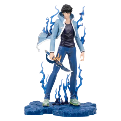 Solo leveling - Action figure jin woo con spada